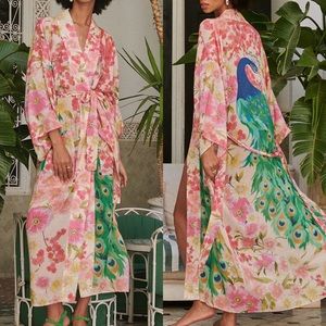 Spell Peacock Maxi robe